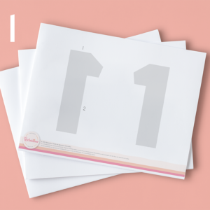 Molde editable “1”