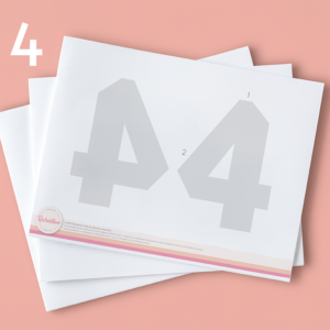 Molde editable “4”