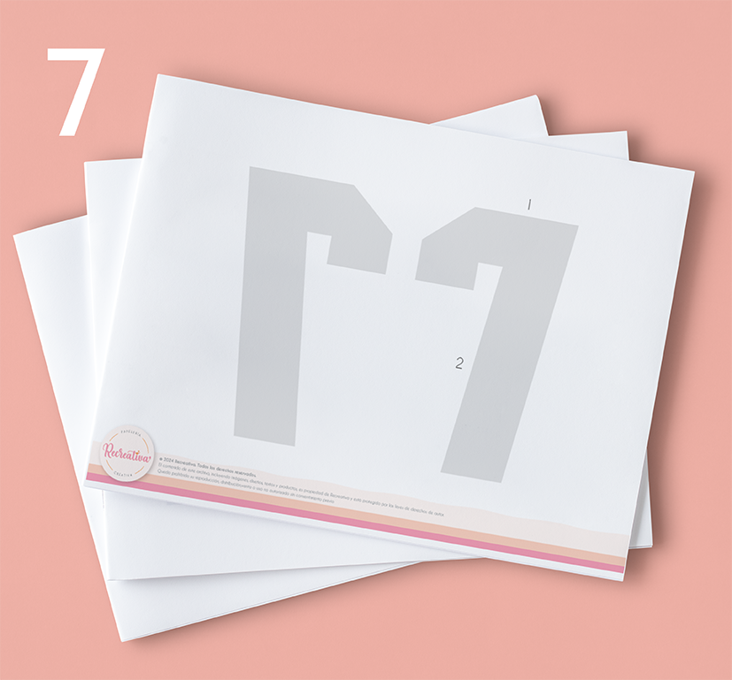 Molde editable “7”