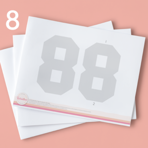 Molde editable “8”