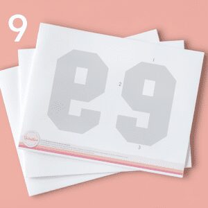 Molde editable “9”