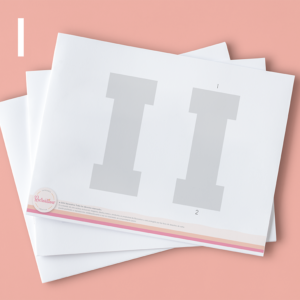 Molde editable “I”