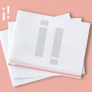 Molde editable “¡!”