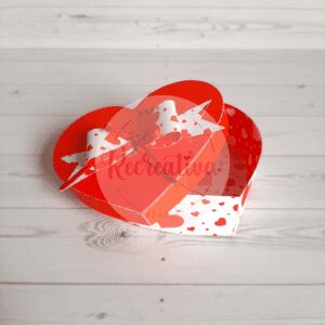Molde " Caja corazón con tapa"