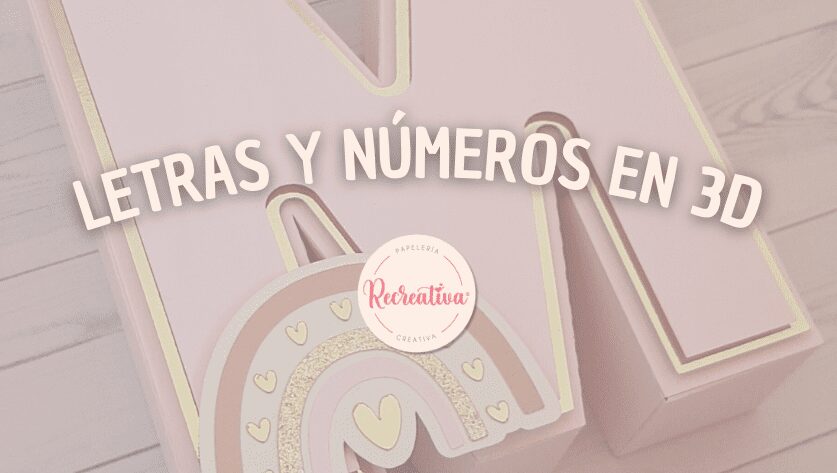 Letras y números 3D