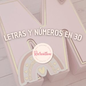 curso de papelería creativa letras 3D en papel