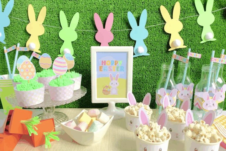 5 ideas creativas en papel para decorar en Pascua