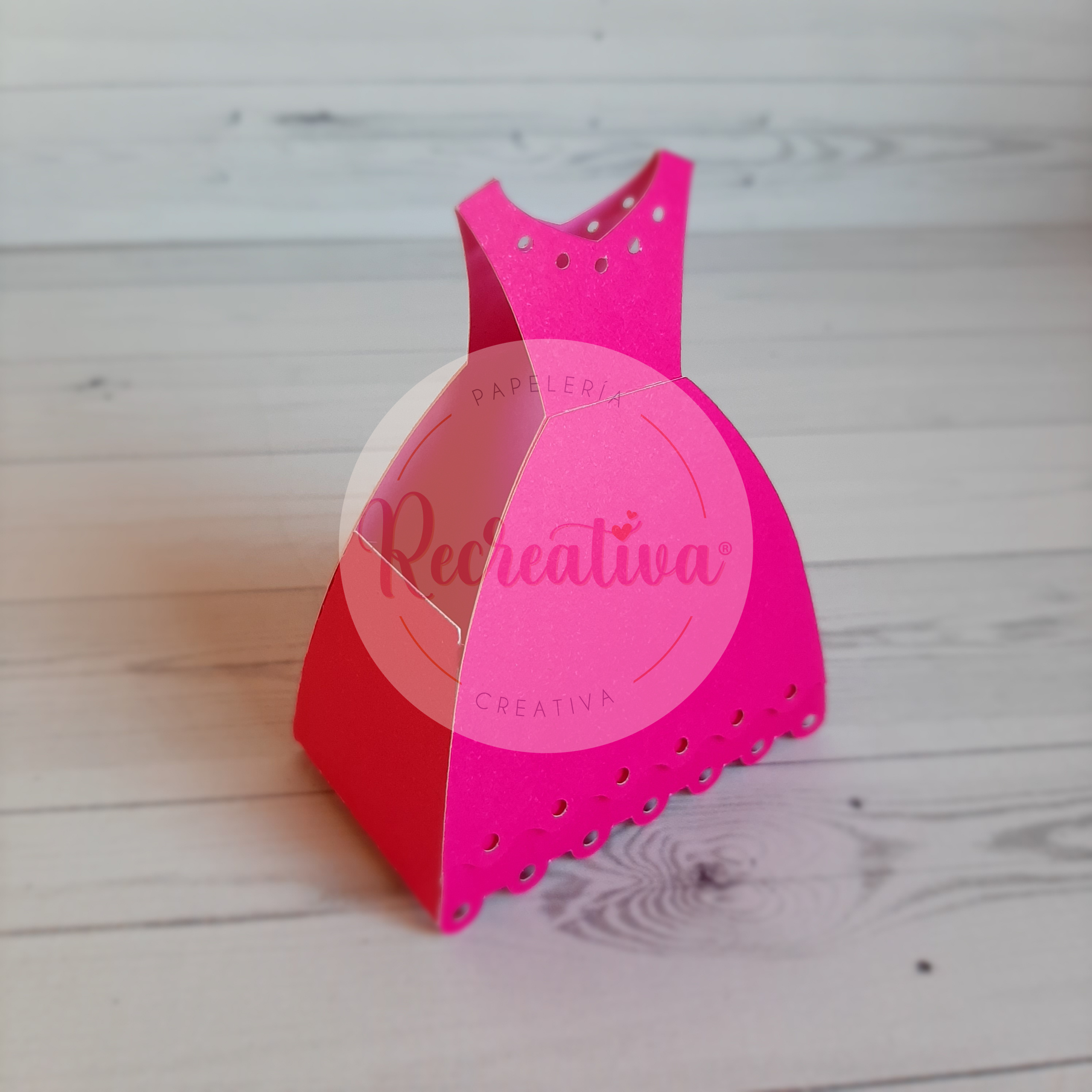 Molde "Caja vestido"