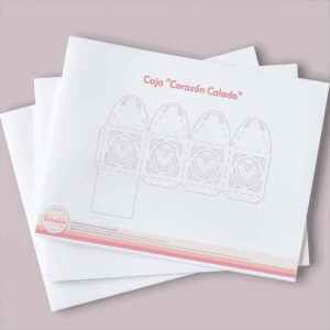 Molde "Caja Corazón Calado"