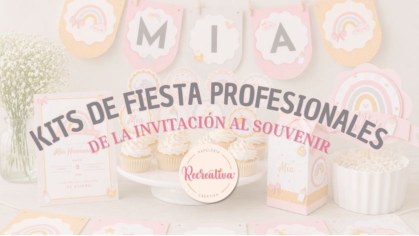 Kits de fiesta: de la invitación al souvenir