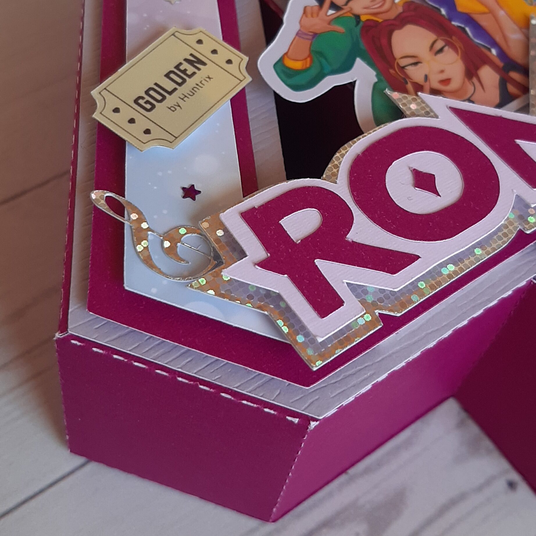 letras 3D en papel para decoración de eventos